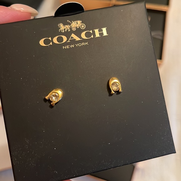 Coach Jewelry - COACH - Signature stone stud earrings- NWT (2 sets available)